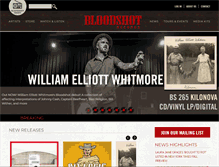 Tablet Screenshot of bloodshotrecords.com